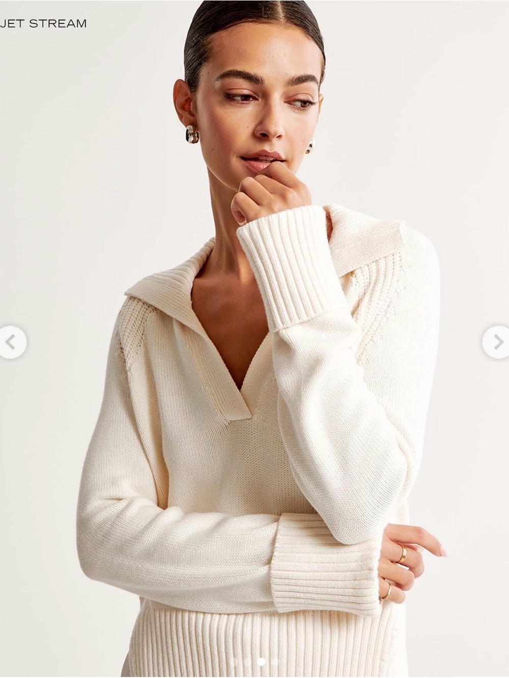 Abercrombie Notch Neck Sweater